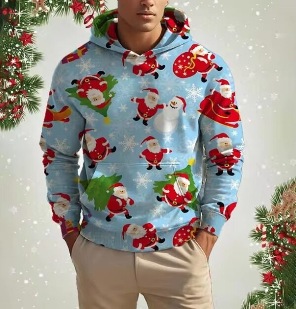 Christmas Men's Hoodie 3d Digital Printing – Image 9