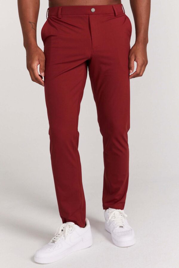 Four Seasons Slim Fit Men's Casual Solid Color Trousers – Image 9