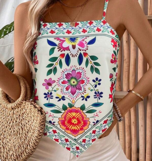 Printed Green Plant Positioning Vest – Image 4