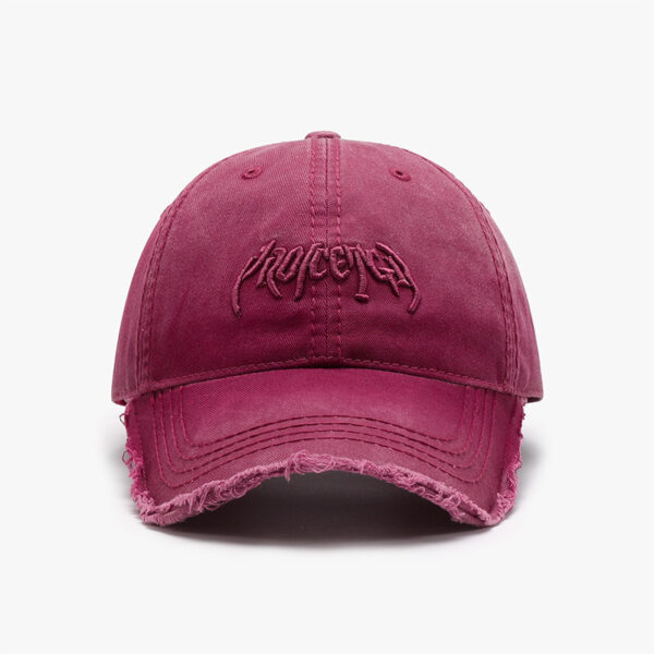 Letter Three-dimensional Embroidery Soft Top Burr Men's Baseball Cap – Image 9