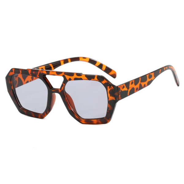 Ins Big Frame Leopard Sunglasses Summer Sunshade Beach Vacation Glasses – Image 4