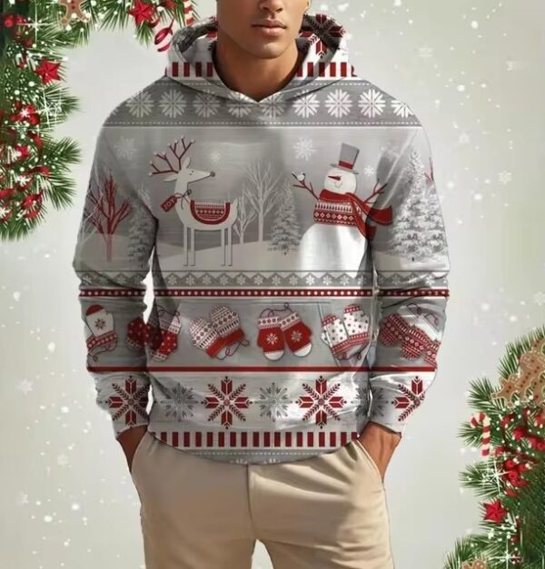 Christmas Men's Hoodie 3d Digital Printing – Image 8