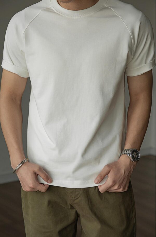 American Retro 300g Heavy Round Neck Dry T-shirt – Image 6